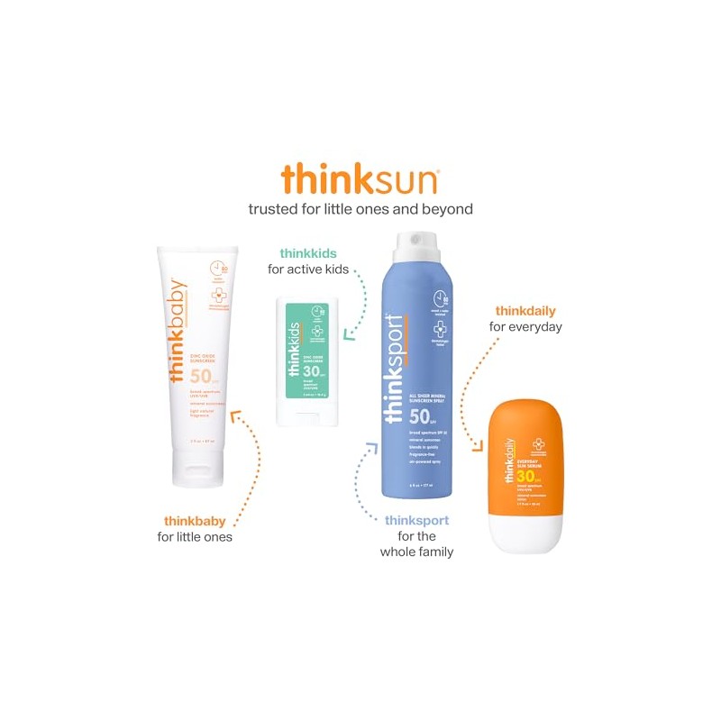 THINK - baby Safe Sunscreen SPF 50+ - 6oz Family