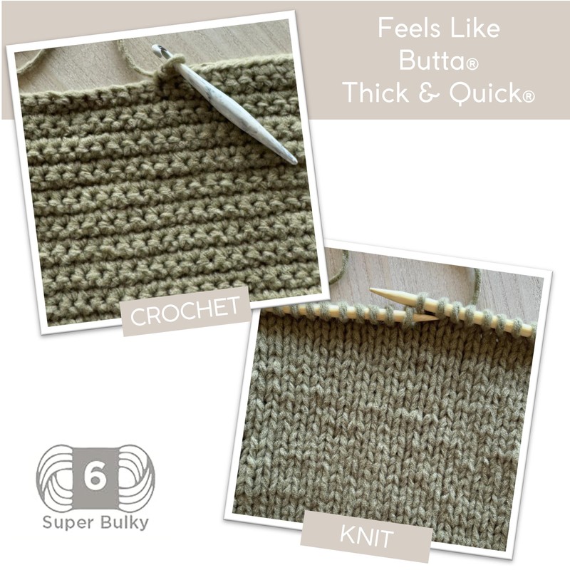 Lion Brand Yarn Feels Like Butta Thick & Quick Super