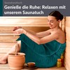 Lashuma Sauna Towel Green Opal London Bath Towel Large XXL