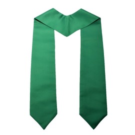BLESSUME Unisex Graduation Stole Green 1pc