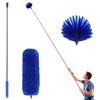 ZZ LAZYCOTTAGE Cobweb Duster with Extension Pole, Washable Cleaning Duster