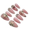 Cheongcho Petal Handmade Nail Tips - Round / 청초페탈 수제네일팁