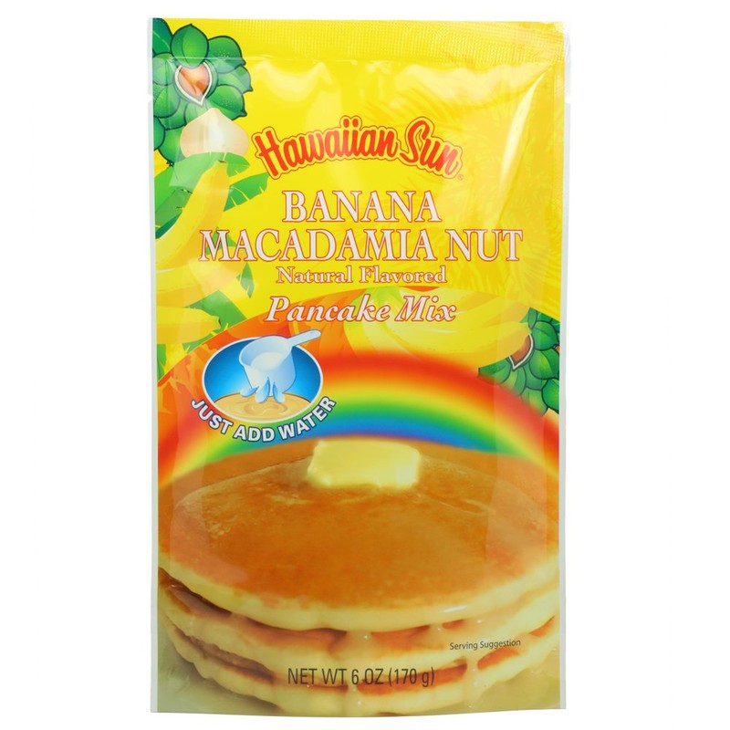 Banana Macadamia Nut Pancake Mix, 6 Ounce (Pack of 3)