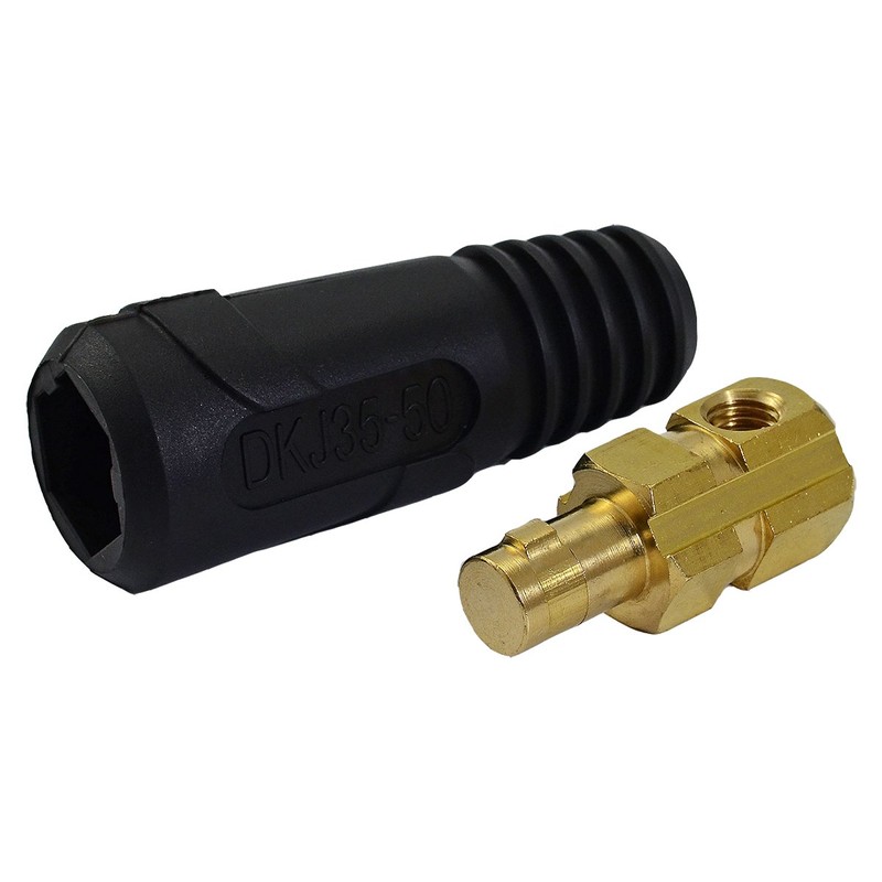RIVERWELD TIG Welding Cable Panel Connector Plug DKJ35-50 315Amp with