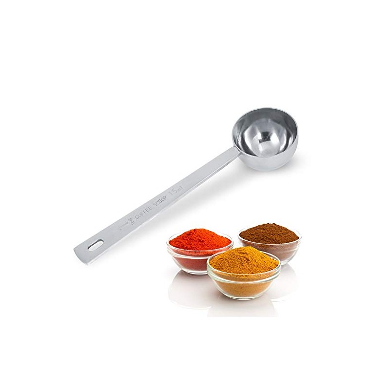 Cucharadas de Caf, Cuchara Medidora de Caf de Acero Inoxidable,