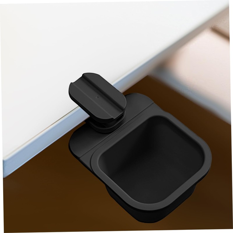 Alipis Rotating Mini Trash Can Compact Desk Clip Waste Bin