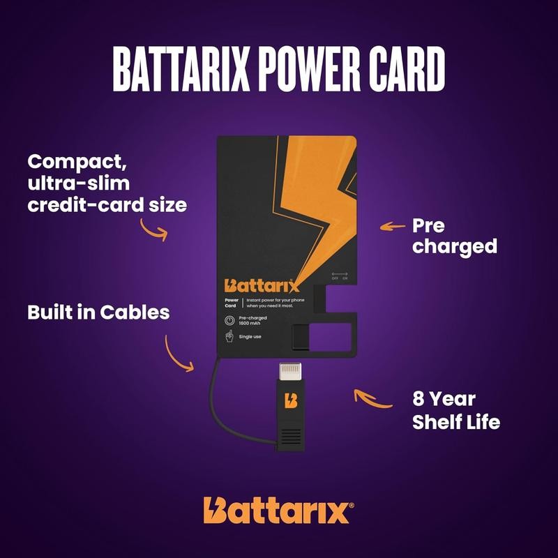 Battarix Power Card - Product: 3 Pack