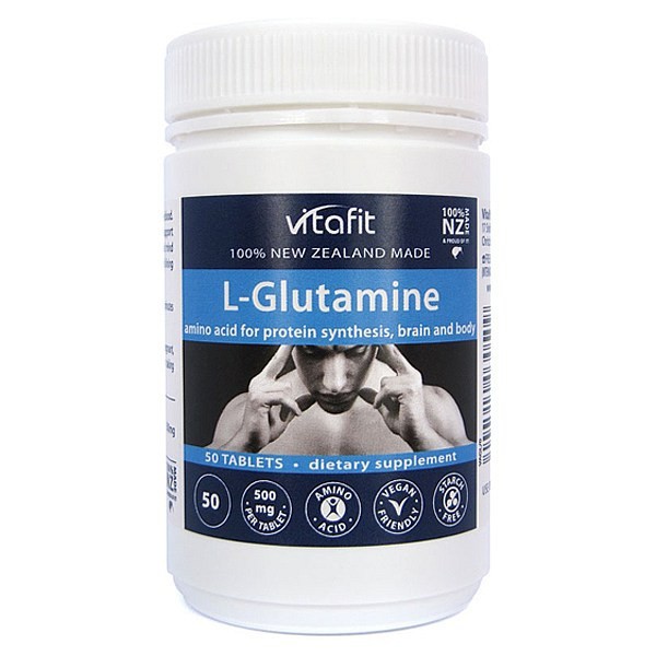 Vita-Fit L-Glutamine 500mg - Amino Acid - 250 tablets