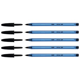 BIC Cristal Soft Ballpoint Pen Line Colour: Black Pack of 5