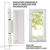 Cal Doublex XL - Fenstersicherung gegen Einbruch, auch für Balkontür,