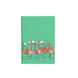 Collins Flourish A5 Week to View 2023 Diary - Flamingos (FL153.52-23) - Complete Planner, Agenda and Journal