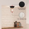 Design House 2-Pack Jelly Jar 1-Light Indoor/Outdoor Flush Mount Ceiling