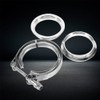 3" Inch Stainless Steel V Band Clamp with 2 Flange