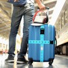 2 PCS Luggage Straps with Coded Lock, 200cm Adjustable Travel