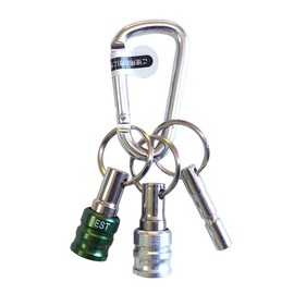Besttool BTH-22GW Vest, 2pc Bit Holder, Carabiner + Key Adapter, Green