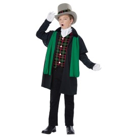 Boy's Holiday Caroler Costume Medium