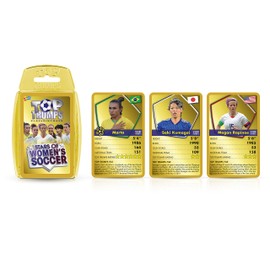 Top Trumps Card Game Stars of Women’s Soccer – Fun Educational Game for Families, Adults & Kids Ages 6+ – 2+ Players