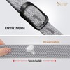 JASGOOD Braided Canvas Stretch Belt Elastic Casual Belt for Men,Women,Junior