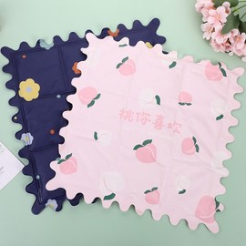 Summer Cooling Gel Mat Cushion - Versatile for Chairs, Cars, and Pets (Cartoon Design) Free Size/Blue 20ea