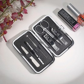 Three Seven Nail Clippers (TS-399VC BLACK) Nail Care Set