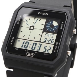 Casio Standard Digital Wristwatch, LF-20 Series, Unisex, Overseas Model, Black LF-20W-1A, Retro