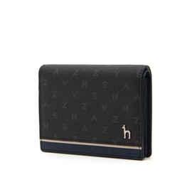 Hazzys (신세계센텀점)블랙 패턴장식 소가죽 명함지갑 HJHO5E457BK (Shinsegae Centum Store) Black Patterned Decor Genuine Leather Business Card Wallet HJHO5E457BK