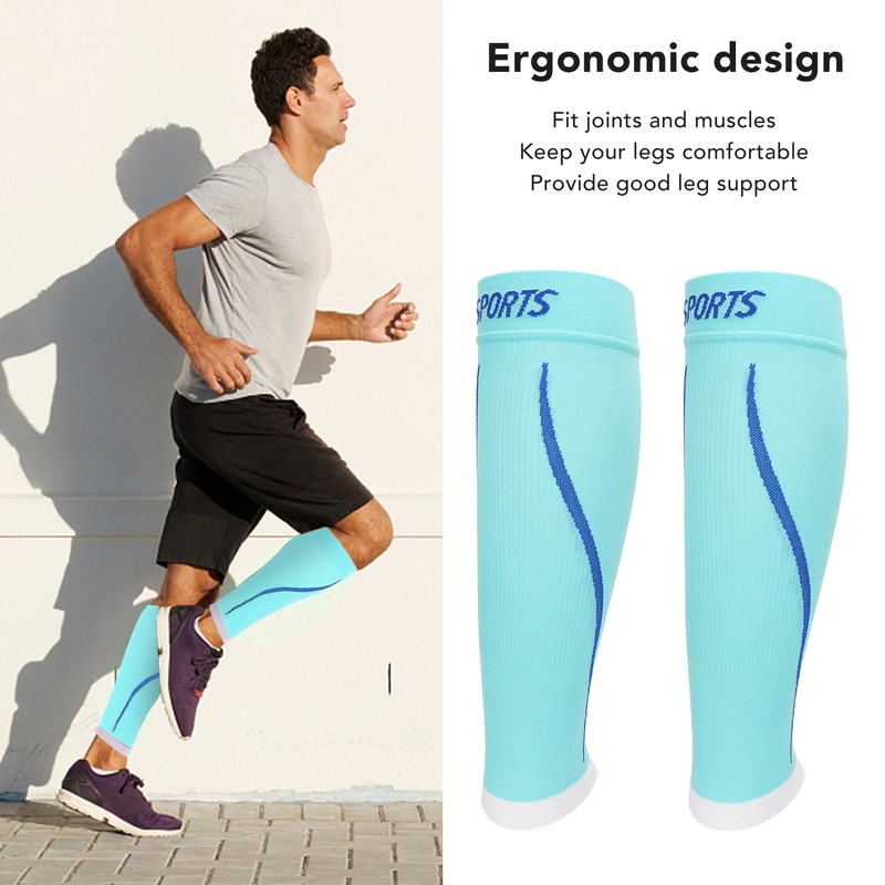 Calf Compression Sleeves Breathable Reduce Pain Breathable Moisture Wicking Relieve