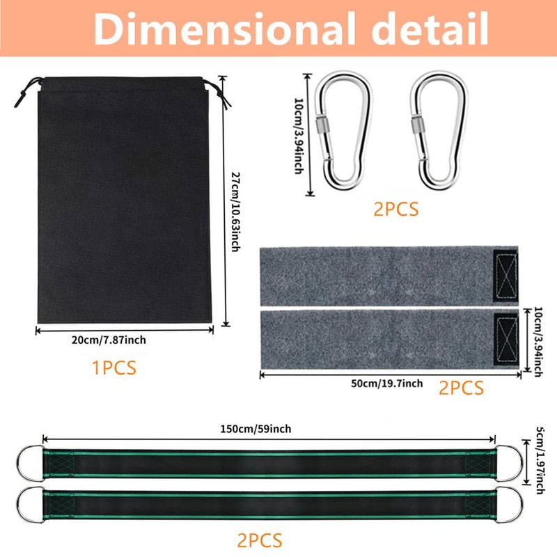 Tree Swing Hanging Straps,Granmagazz Granmagazz Safe Tree Swing Hanging Straps