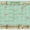 Magnetic Calendar Command Center Planner Chocomint Design by busybeetime with