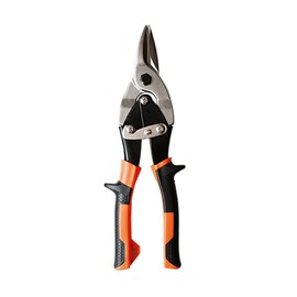 AIMALL Heavy Duty Aviation Tin Scissors Set - 3-Piece Metal Snips with Straight, Left & Right Cut - Industrial Grade CRV Steel Blades, Ergonomic Handles