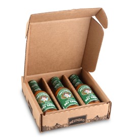 Melinda’s Original Habanero Hot Sauce - Gourmet Habanero Sauce - Made with Habanero Peppers, Carrots, Onion, Vinegar & Garlic - Keto, Kosher, Vegan, Gluten Free Hot Sauce - 5oz, 3 Pack