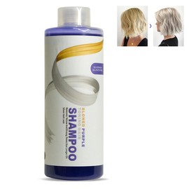 Pemarlis 275 ml Anti-Yellow Tint Shampoo, Anti-Yellow Shampoo for Blonde, Grey and White Hair, Purple Shampoo for Bleached & Lightened Hair, Blonde Shampoo, 275 ml