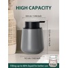 Bosilunlife Ceramic Soap Dispenser for Kitchen & Bathroom, 11 oz
