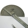 Stainless Steel 0-180 Protractor Angle Finder Arm Measuring Gauge Ruler