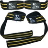 Lifting Straps (2 Pairs/4 Straps) for Weightlifting, Cross Training, Workout,
