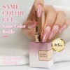 Double Rhythm 0.5Oz Glitter Gel Polish Shimmer Reflective Color for