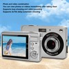 48MP 4K Digital Camera, 8x Zoom Autofocus Anti Shake Compact