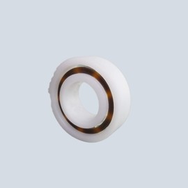 1Pcs (Diameter 20 MM, Width 47 MM) Waterproof Round Groove Nylon Wheels Roller with Ball Bearings, Pallet Truck Roller Runners Wheels for Transport Trolleys Pallet Lift Trucks