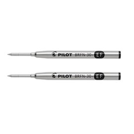 Pilot BRFN-30EF-B Oil Based Ballpoint Pen Refill, Extra Fine Point, 0.5mm, Black, Pack of 2