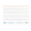 A4 Mini Dry-Wipe Music whiteboard with 4 pre-Printed Staves