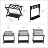 Smart FENDEE 2 Pack Luggage Rack, Folding Luggage Rack for