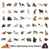 Cute Animal Stickers, 100Pcs Water Bottle Stickers, Waterproof Vinyl autocollant
