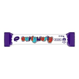 Cadbury Curly Wurly Chocolate Chewy Bars | Total 12 bars of British Chocolate Candy