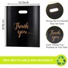 MUKOSEL Thank You Bags with Handles for Business 100 Pack