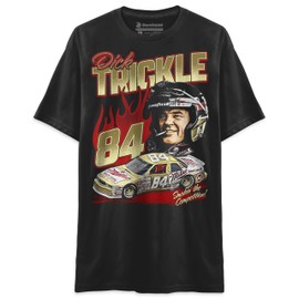 80s Racing Dick Trickle 84 Retro Vintage Unisex Classic T-Shirt (Soft Premium Tee - Black, Large)