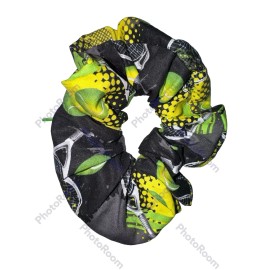 SHOPGALNY Tennis Neon PRINT HAIR ZIPPER SCRUNCHIE FUN GIFT IDEA, US Open Tennis NYC, GYM