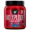 BSN N.O.-XPLODE Pre Workout Powder with Creatine, Blue Raz, 30