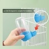 OKONOS Hanging Bird Water Dispenser Cage Feeder for Parrots Parakeets