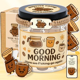 Emotional Support Coffee - Coffee Lover Gifts for Women - Positive Affirmations Cards - Inspirational Gifts for Women - Birthday Gift for Coworkers, Barista, Best Friends, Espresso Martini Gift