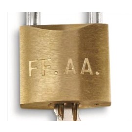 F.lli Facchinetti PadLock Brass Lock Made in Italy, New Military Grade